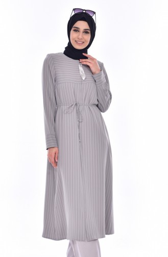 SUKRAN Striped Cape 35825-04 Gray 35825-04