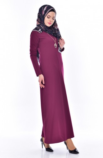 Robe Hijab Plum 0214-06