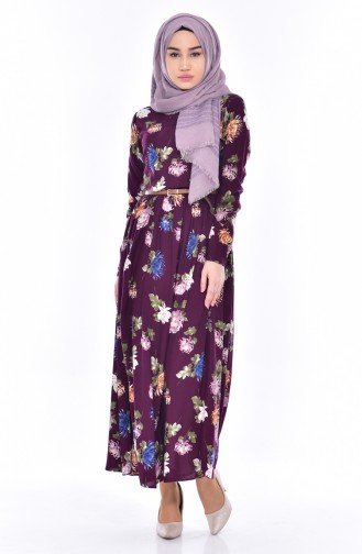 Robe Hijab Plum 9014-06