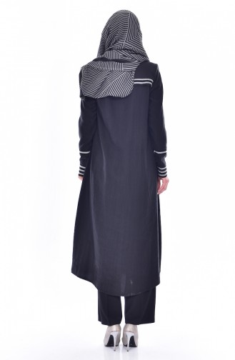 SUKRAN Garnished Cape 35815-01 Black 35815-01