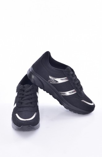 Chaussure Sport Pour Femme 0765 Noir Platine Anorac 0765