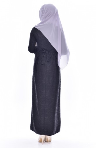 Necklace Jacquard Dress 5508-06 Black 5508-06