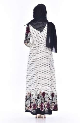 Mink Hijab Dress 0235-01