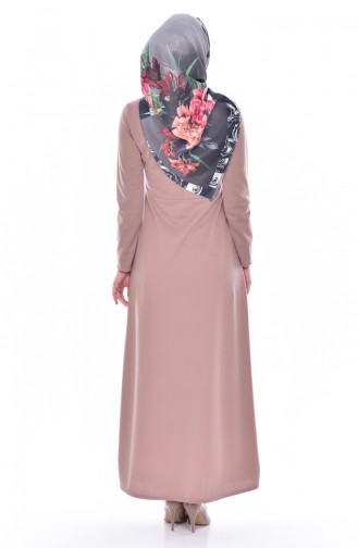 Mink Hijab Dress 0093-11