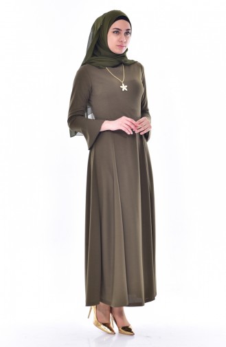 Belted Dress 5511-03 Khaki 5511-03