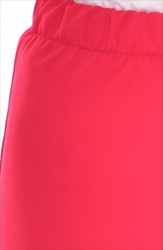 Elastic Wide leg Trousers 6601-21 Red 6601-21
