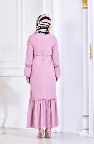 Powder Hijab Dress 1002-01
