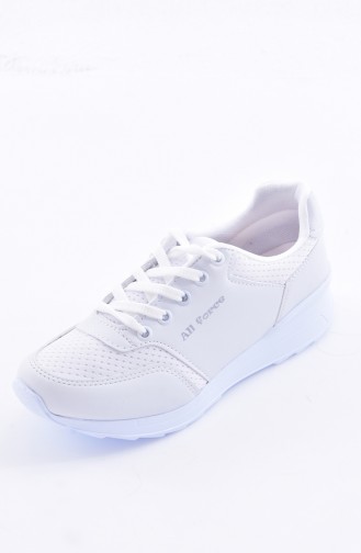 Chaussure Sport Pour Femme 0776-01 Blanc 0776-01