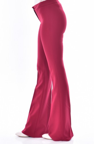 Pantalon Pattes éléphan 3990-14 Bordeaux 3990-14