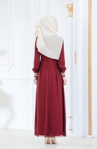 Robe Hijab FY 51983-22 Bordeaux 51983-22