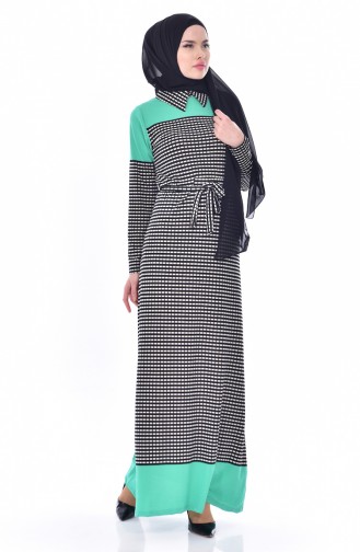 Black Hijab Dress 2526A-03