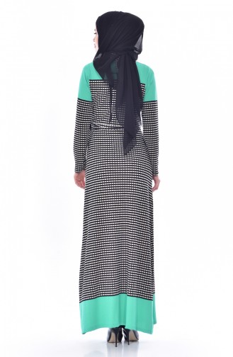 Black Hijab Dress 2526A-03