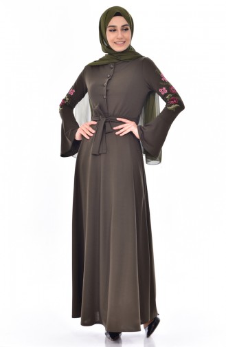 Khaki Hijab Kleider 2011-06