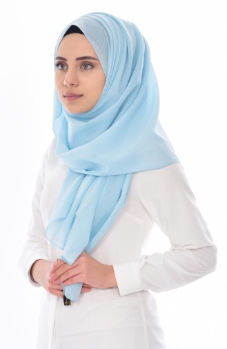 Chiffon Shawl 19037-09 Turquoise 09