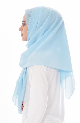 Chiffon Shawl 19037-09 Turquoise 09