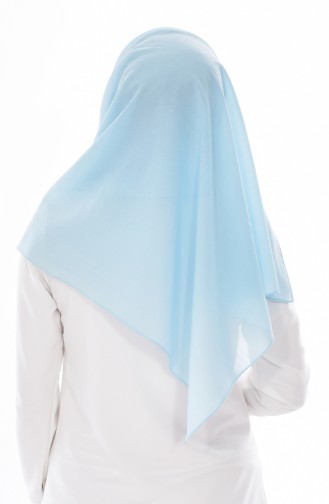 Chiffon Shawl 19037-09 Turquoise 09