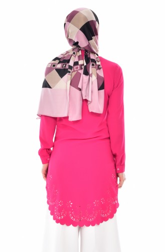 Tunique Coupe Laser 1180-03 Fushia 1180-03