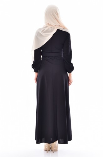 Black Hijab Dress 2347-01