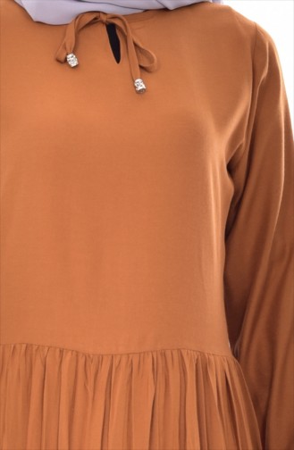 Tobacco Hijab Dress 5041-08