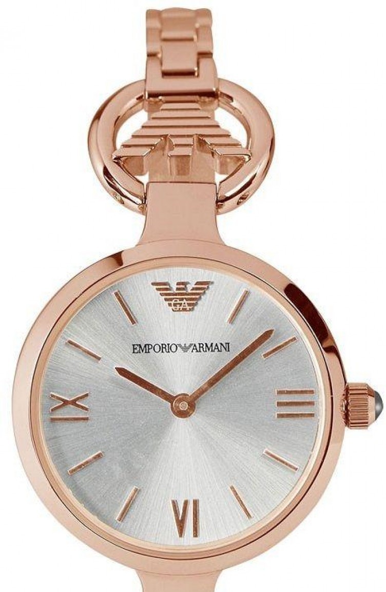emporio armani bronze watch
