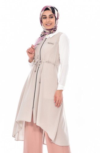 Beige Waistcoats 4735A-01