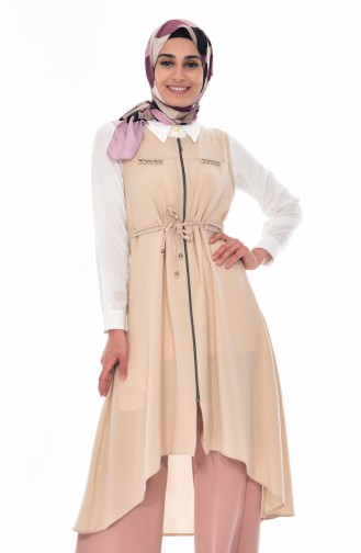 Dark Cream Waistcoats 4735A-03