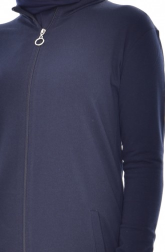 Zippered Tracksuit 18071-02 Navy 18071-02