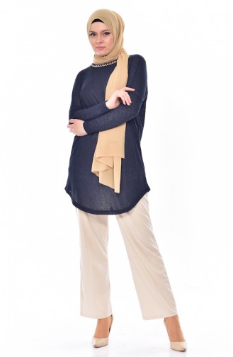 Navy Blue Tunics 0775-02