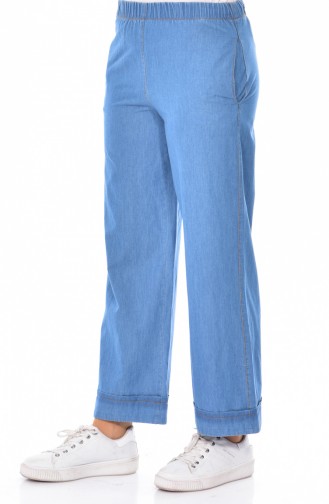 Bol Paça Kot Pantolon 9089-02 Kot Mavi