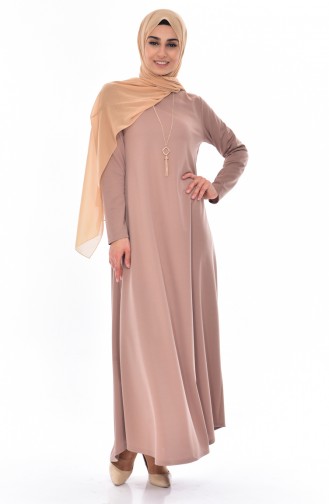 Mink Hijab Dress 0176-06