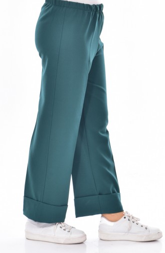 Pantalon Taille élastique 3016-06 Vert emeraude 3016-06