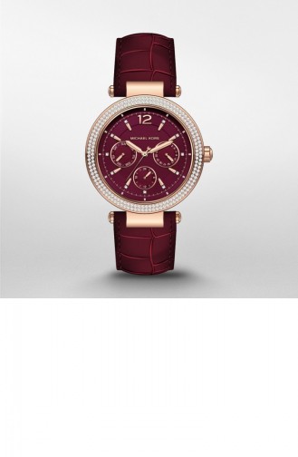 Claret red Horloge 2568