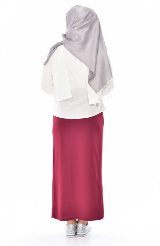 Pencil Skirt 20701-11 Claret Red 20701-11