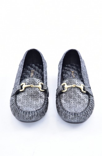 Gray Woman Flat Shoe 50232-02