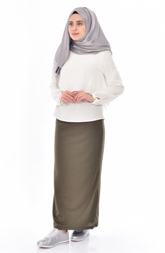 Pencil Skirt 20701-03 Khaki 20701-03