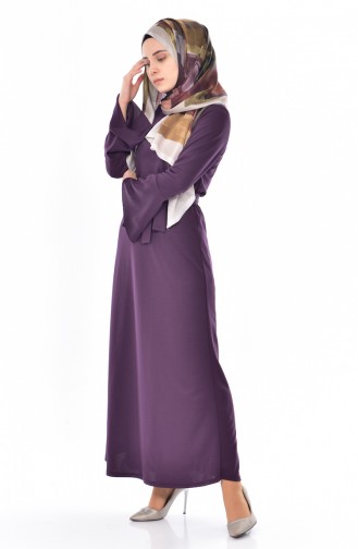 Beli Belted Dress 7272-02 Purple 7272-02