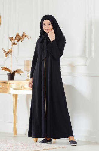 Black Abaya 6001-02