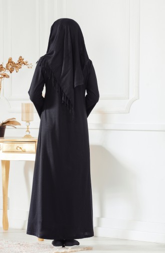 Black Abaya 6001-02