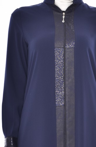 Patchwork Abaya 0251-01 Dunkelblau 0251-01