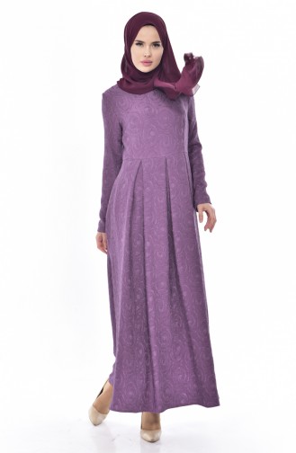 فستان ليلكي 0128-02