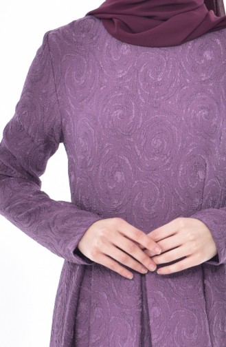 Violet Hijab Dress 0128-02
