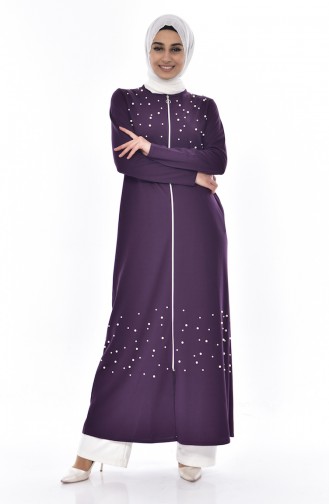 Purple Abaya 2012-02