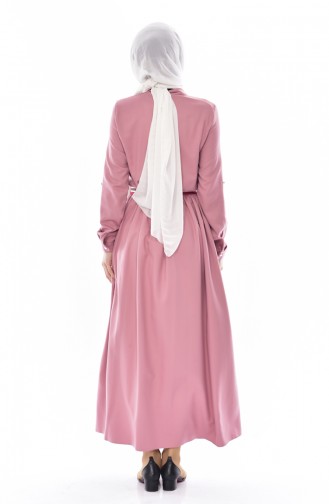 Powder Hijab Dress 81522-03