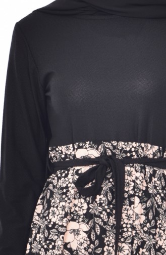 Powder Hijab Dress 0238-02