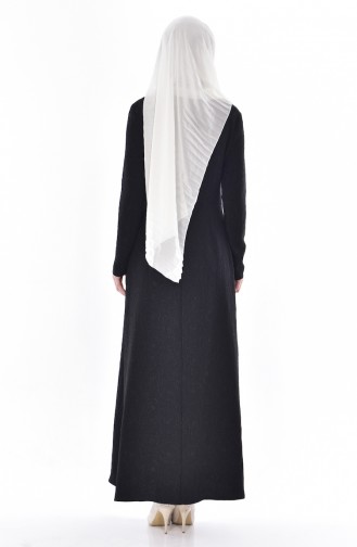 Robe Hijab Noir 0128-05