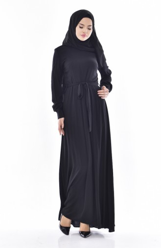 Robe Hijab Noir 9022-04