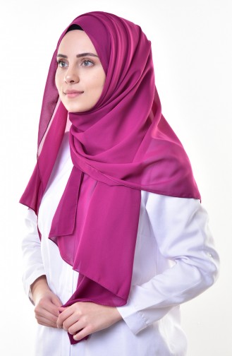 Châle Mousseline Simple 901274-17 Plum Clair 17