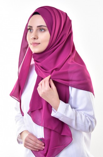 Châle Mousseline Simple 901274-17 Plum Clair 17