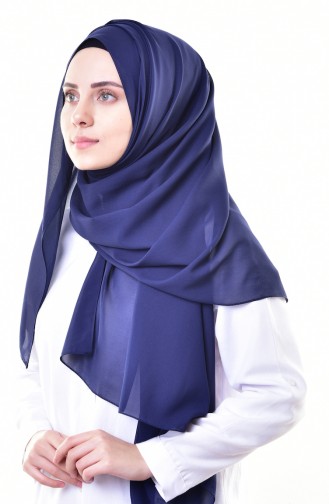 Navy Blue Sjaal 06