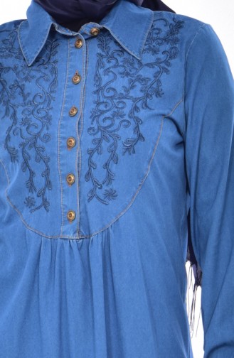 Blue Hijab Dress 1848-01